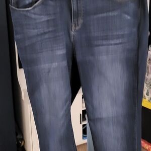 Judy Blue Women's Straight Jeans - Dark Blue